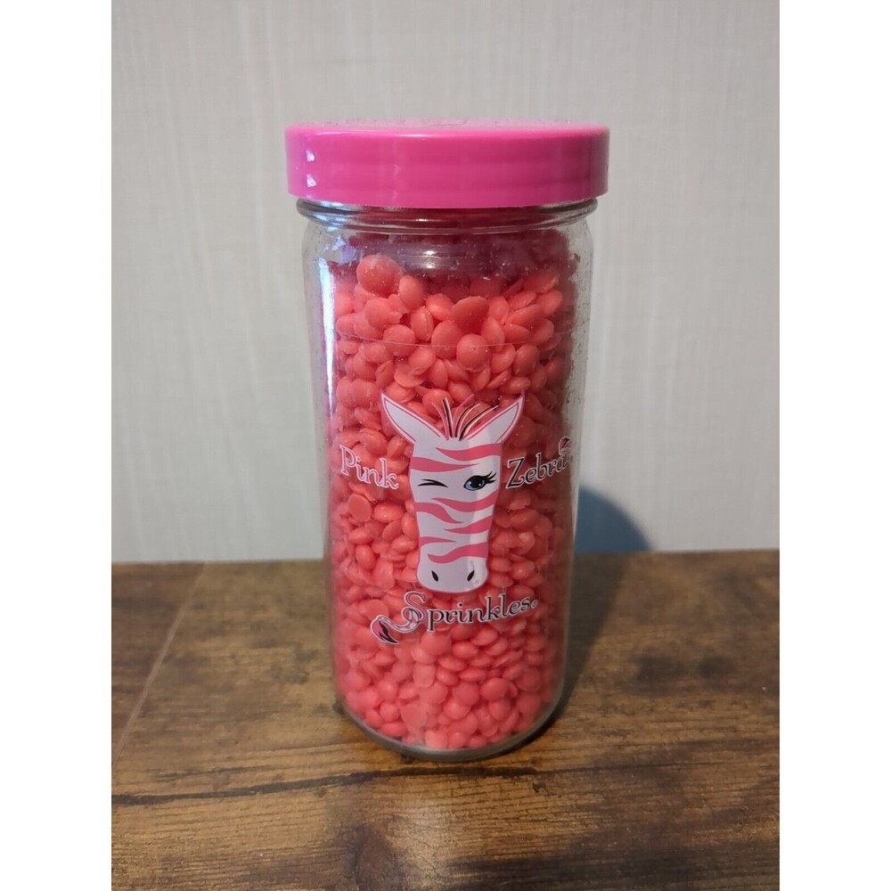 Pink Zebra Sprinkles 3.75oz Jar Home Fragrance Cranberry Orange Punch